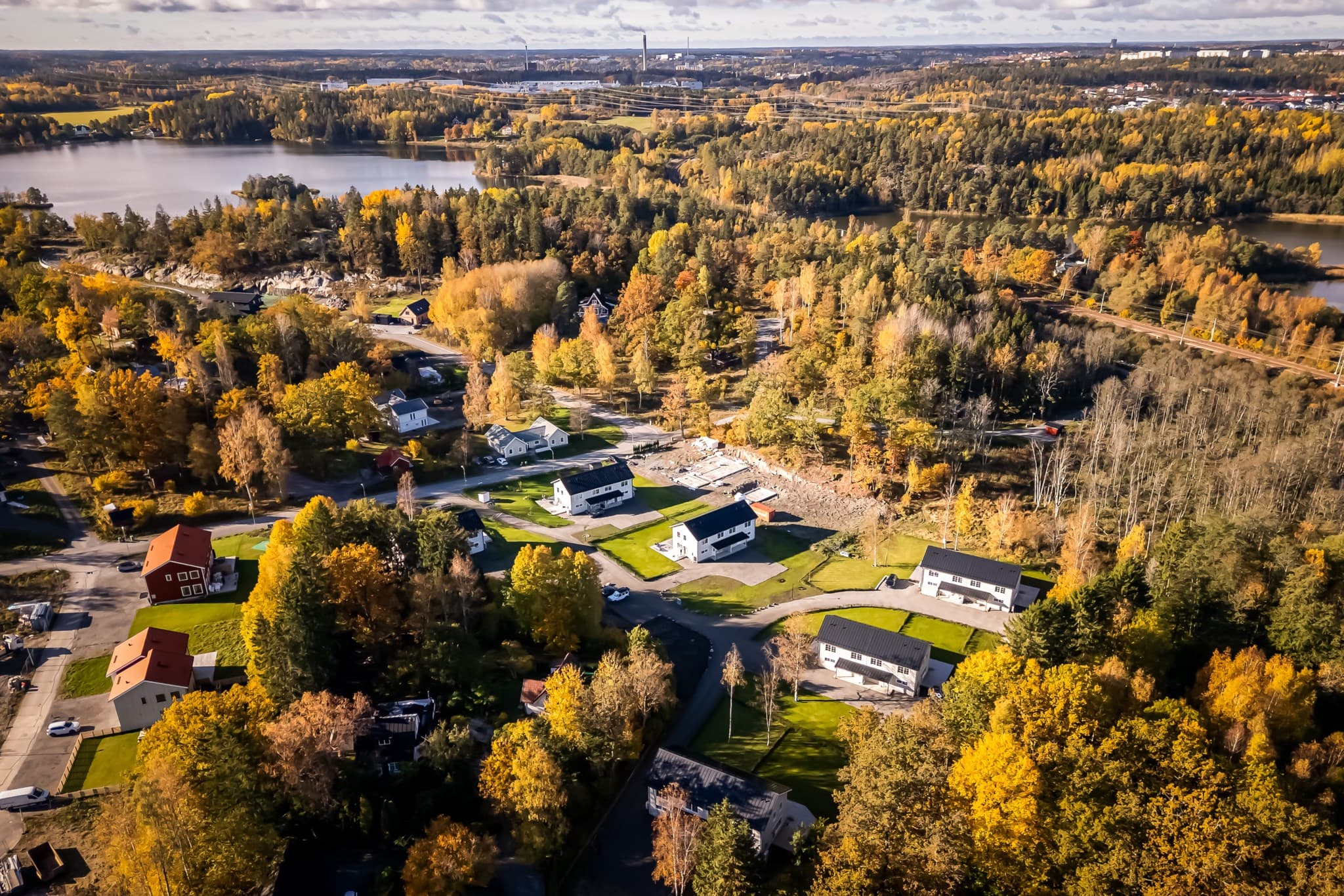 Parhus i naturskön miljö